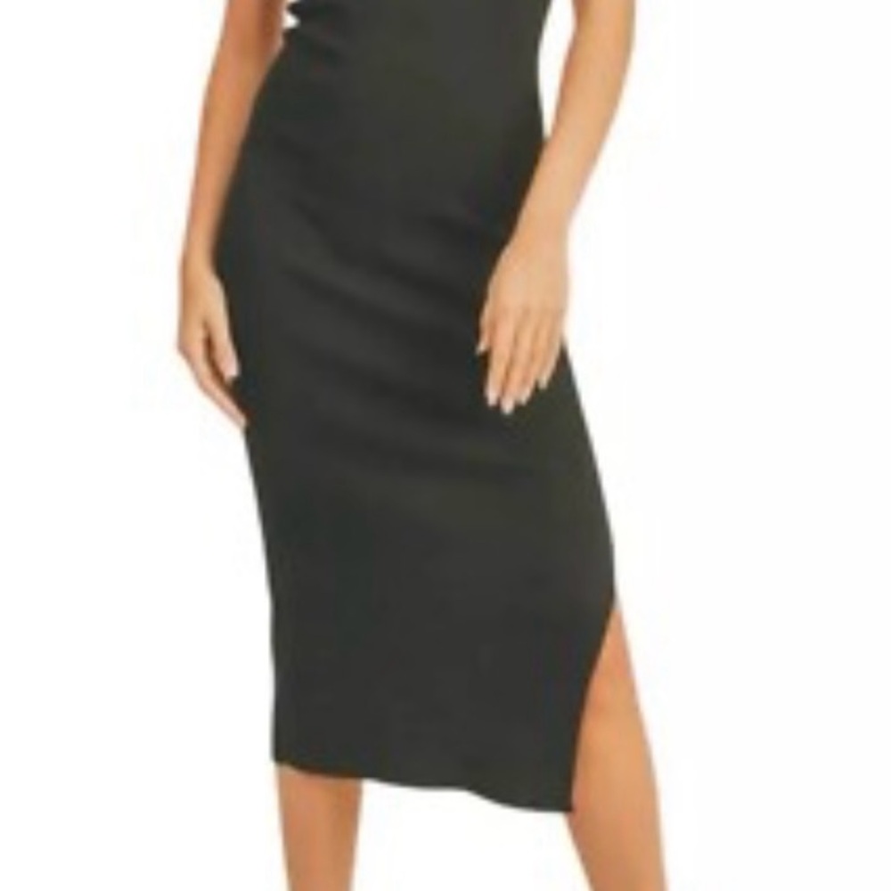 Miou Muse Black Sleeveless Stretch Dress NWT - Picture 1 of 6